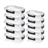 Zuni Glass Food Container With Lid Airtight Meal Pre Storage
