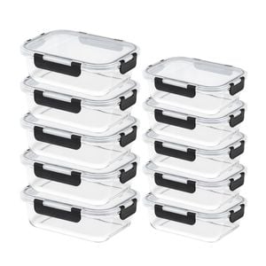 Zuni Glass Food Container With Lid Airtight Meal Pre Storage
