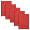 5pc Spirax 512 Hard Cover A4 Spiral Notebook Writing Stationery 200-pages Assort