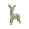 Urban 16cm Cute Ceramic Reindeer Home Decorative Statue - Sage