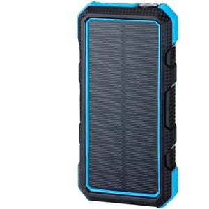 Maxxlee 20000mAh Qi Wireless Charger Solar Power Bank Blue
