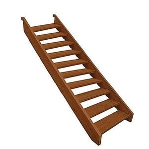 OSK Australia 900mm Merbau 10 Tread Stair Kit
