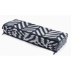 Fab Habitat 270x360cm Navy Blue Fresno Chevron Recycled Plastic Outdoor Rug