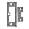 Pinnacle 100mm Zinc Plated Fixed Pin Non Mortise Hinge Single