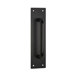 Lemaar 200mm x 50mm Black D-Pull Plate DDA