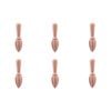 6PK Appetito Wood Citrus Reamer Carded Home Kitchen Cooking