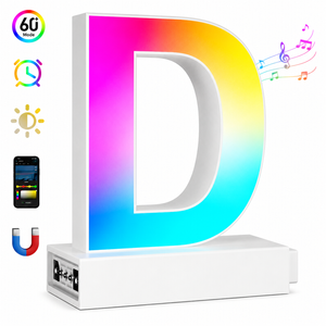 MAGNETIC LED LIGHT LETTER D