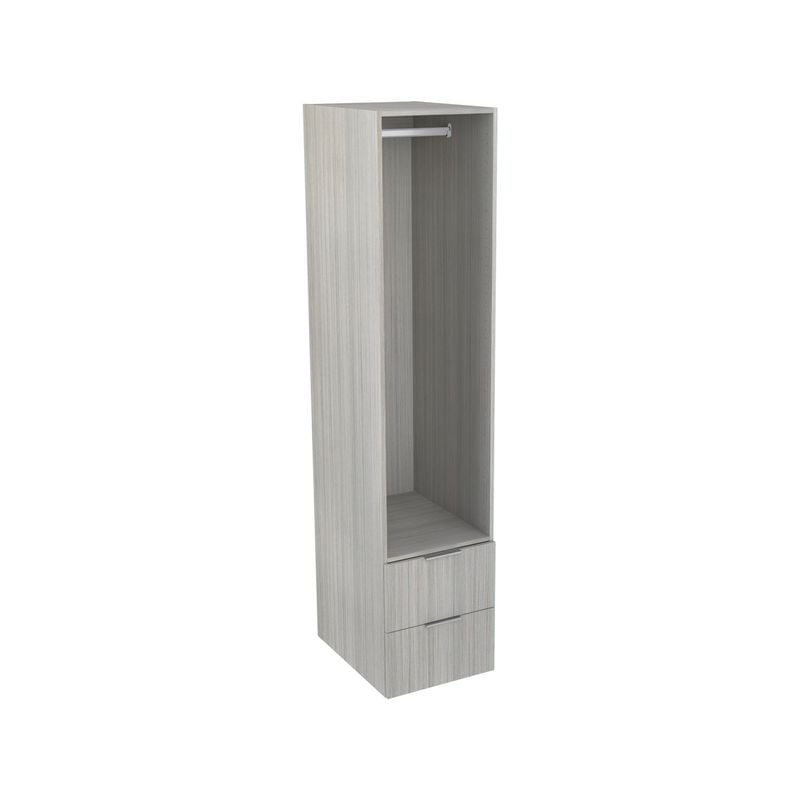 Lugna 2048 x 450 x 580mm Mist Hanging 2 Drawer Storage Cabinet