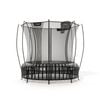 VULY Thunder 2 Pro Medium 12ft Springless Trampoline with Enclosure - Round Kids Trampolines Bundle With Basketball Hoop