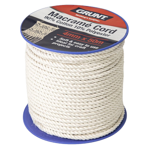 Grunt 4mm x 50m Macrame Cotton Cord
