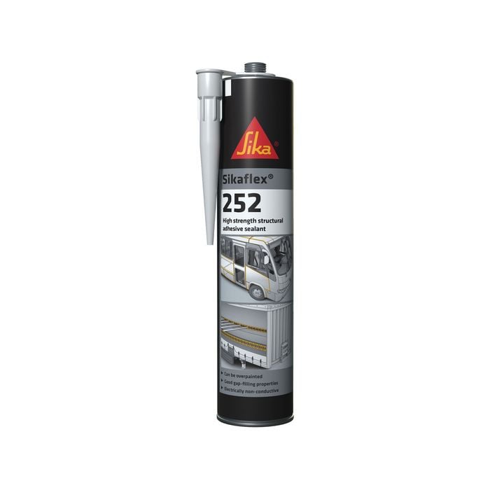 Sika 300ml White Sikaflex-252 Polyurethane Adhesive - 300ml White