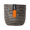 Capi 14 x 13cm Black Row Indoor Plant Pot