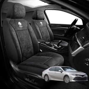 Australian Goose Edition Front Seat Covers for Toyota Camry 2018 - Current (XV70) - Suede, Universal Fit - Black