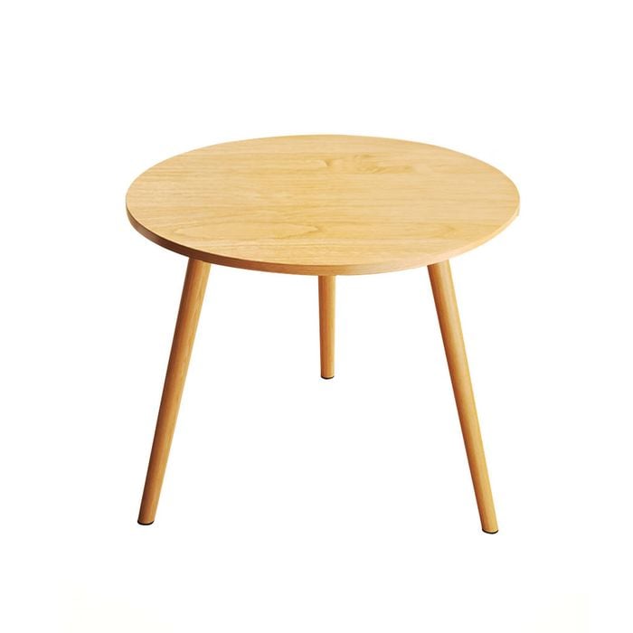 SOGA 60x60 Walnut Side Table