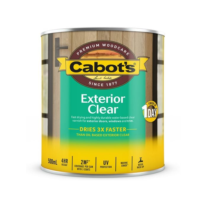 Cabot's 500ml Matt Water Based Exterior Clear