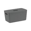 Inabox 8L Barn Grey Modular Storage Container