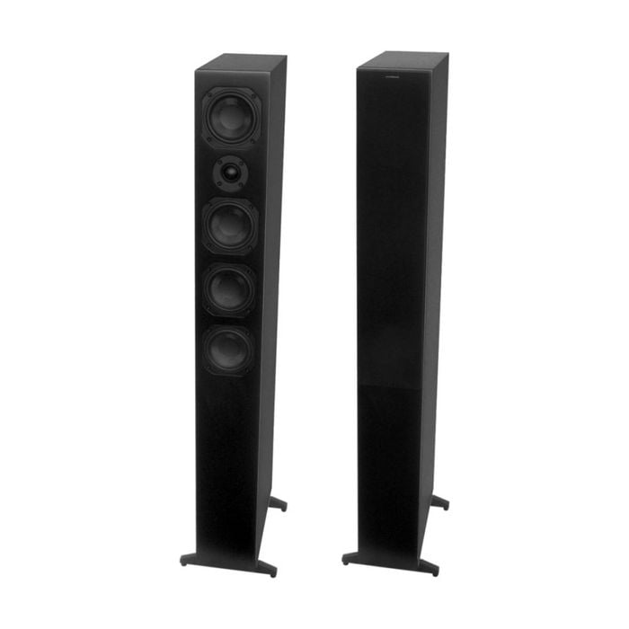2pc Scansonic L12 Series Floorstanding Home Speakers 180W Black 1088x132x310mm