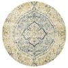 The Rug Connection Gallery 867 Off White 150x150cm - Small Round Transitional Pet Friendly Indoor Rug