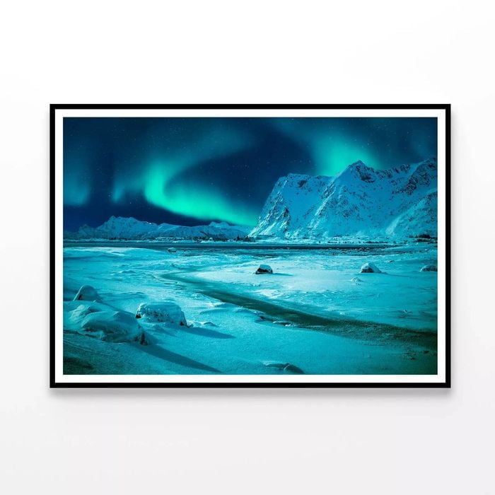 Snowy Winter in Norway  Print 100% Australian Made 90x60cm  (Poster)