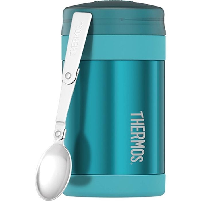 Vacuum Insulated Food Jar 470ml Teal 8.9x8.9x16.2cm Thermos