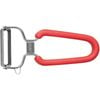 Avanti Smooth Fruit/Vegetable Skin Peeler Kitchen Swivel Shredder Blade Red