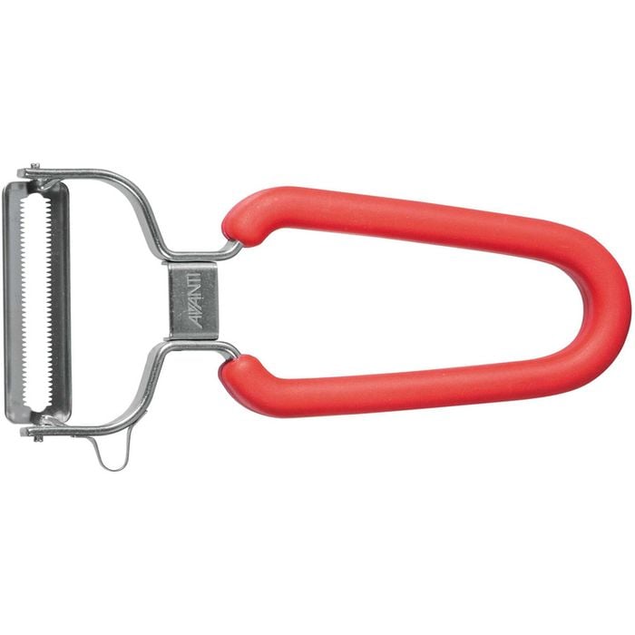 Avanti Smooth Fruit/Vegetable Skin Peeler Kitchen Swivel Shredder Blade Red