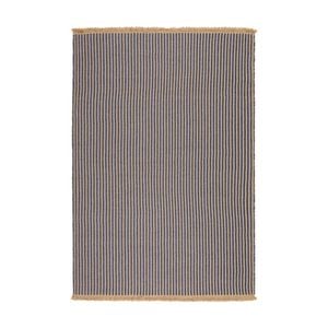 Colorscope seasons ribbed contemporary outdoor rug navy 245x305cm