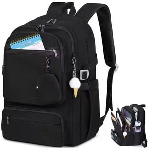 NNETM Casual Laptop Backpack with Adjustable Shoulder Straps