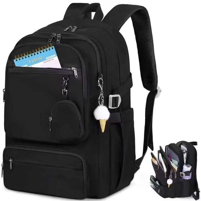 NNETM Casual Laptop Backpack with Adjustable Shoulder Straps