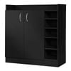 ALFORDSON Shoe Cabinet 21 Pairs Black