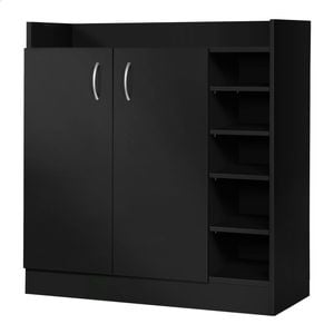 ALFORDSON Shoe Cabinet 21 Pairs Black