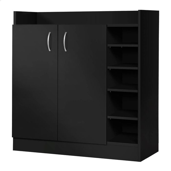 ALFORDSON Shoe Cabinet 21 Pairs Black