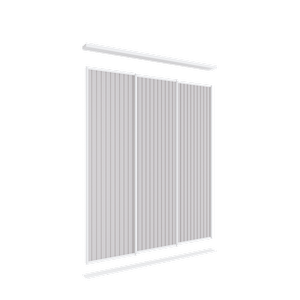 Lugna 2100 x 1800mm Triple Sliding Door VJ Panel Package