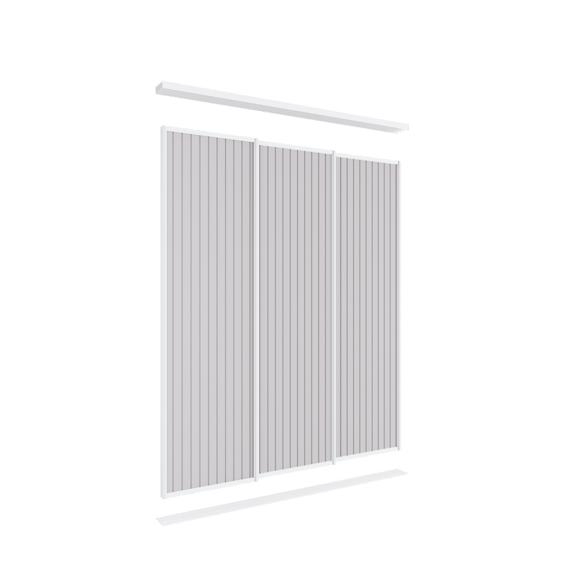 2100 x 1800mm 3 Door VJ Panel Package