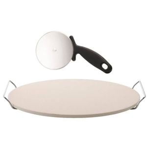 Professional Flameproof 3 Piece Pizza Stone Set Soffritto