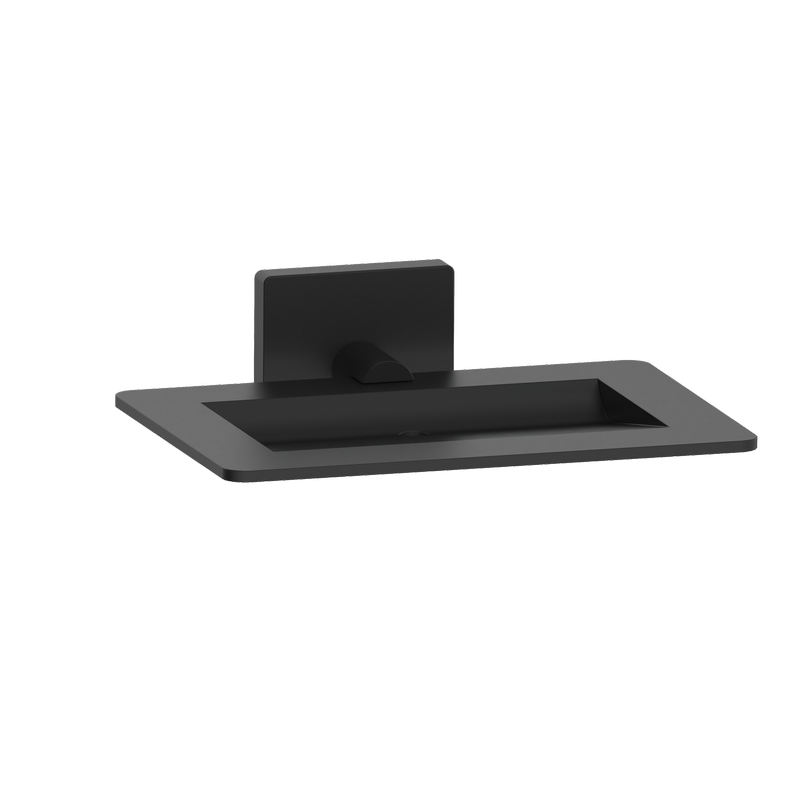 Mondella Rococo 140mm Matte Black Soap Holder
