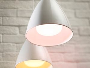 White pendant lights