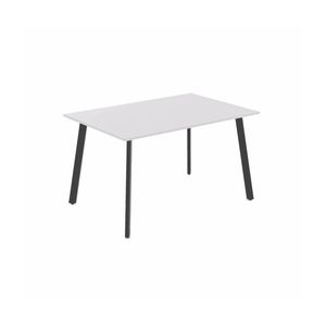 Olg Flare Bar Leaner 4 Leg Black Frame White Top L1600mm X W750mm