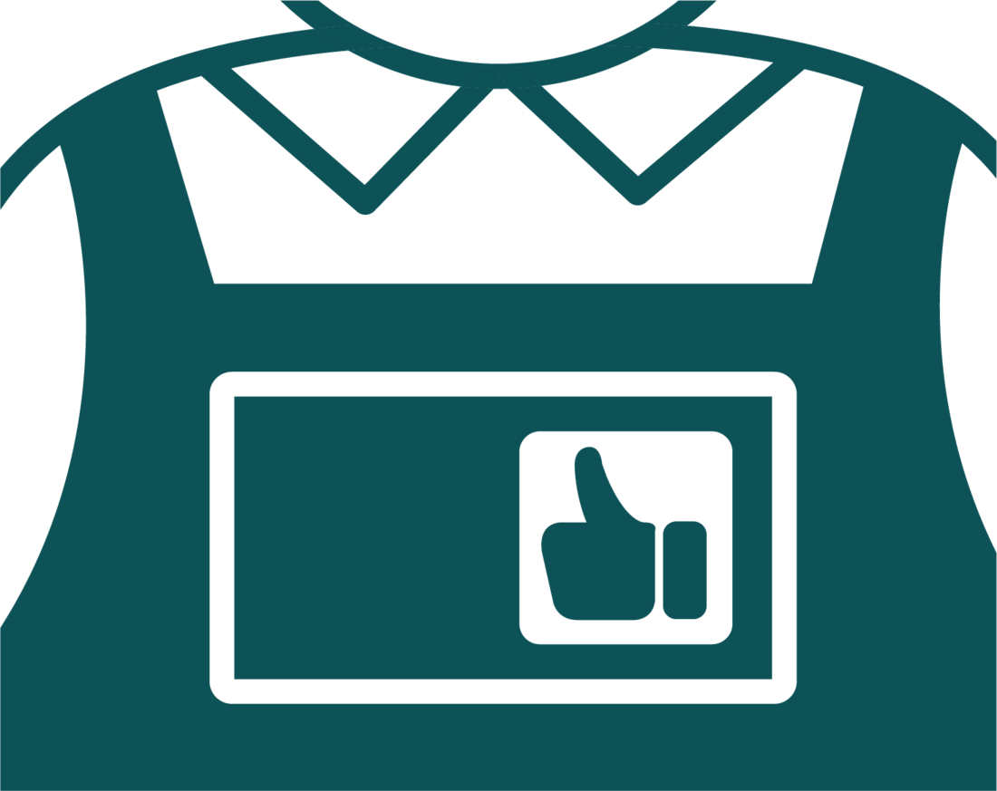 Graphic image for Name badge accessibility icon