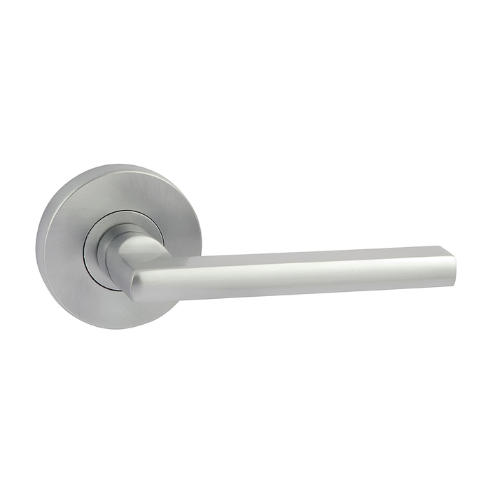 Schlage Satin Chrome Plate Element Series Lianna Dummy Lever