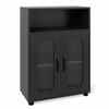 Costway Kitchen Storage Cabinet Cupboard Sideboard Shelf Organizer Black