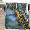 3D Seaside Stones 278 Bed Pillowcases Quilt King Single Size