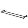 Caroma 900mm Matte Black Cosmo Double Towel Rail