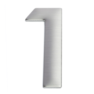 Sandleford 75mm 1 Stainless Steel Self Adhesive Numeral