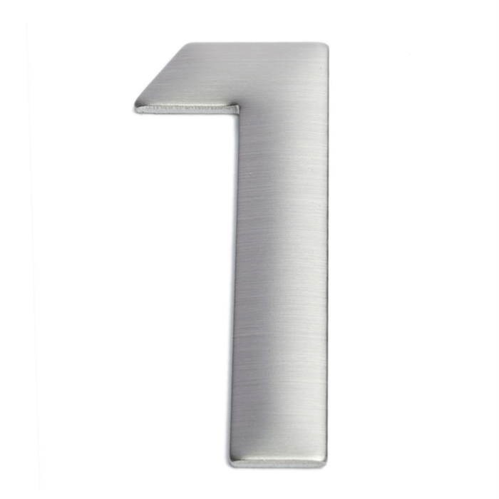 Sandleford 75mm 1 Stainless Steel Self Adhesive Numeral