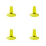 4PK Summit Global Plastic Batting Tee Small 12x11cm - Yellow
