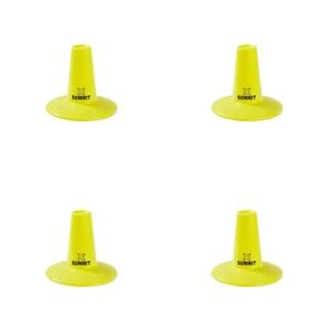 4PK Summit Global Plastic Batting Tee Small 12x11cm - Yellow