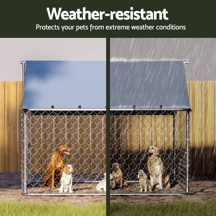 Dog Crate Kennel Large House XL Pet Run Cage Puppy Outdoor