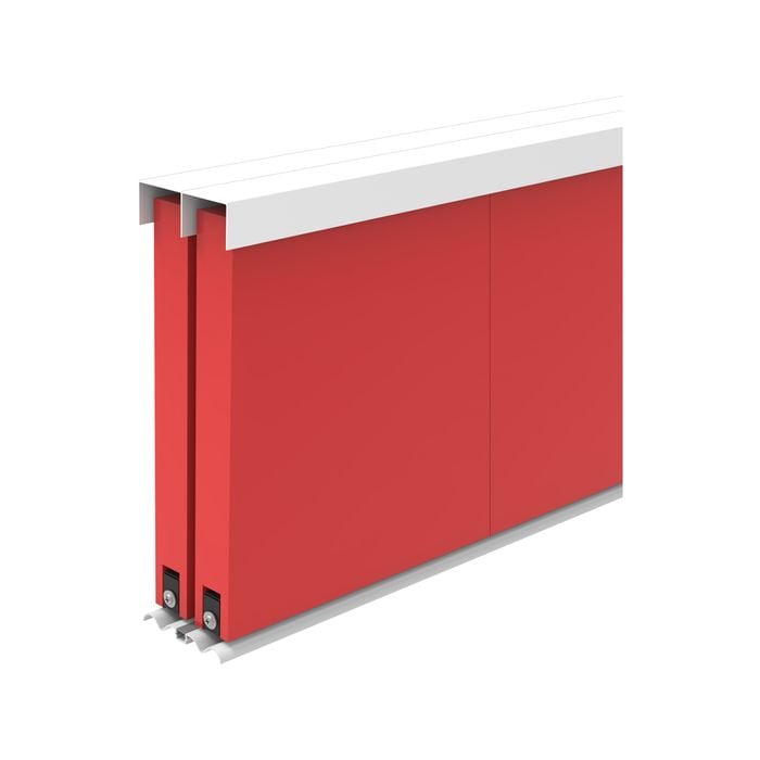 Cordroy 3240mm 4 Robemaker Door Track Set White