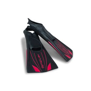 Decathlon - Topfins 900 Rigid Long Swimming Fins - Black Red - Au 8.5/10.5 - Eu 43/45